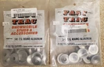 (2) Fast Trac FT-141 T.g. Round Aluminum Backers Qty. (48) Total New. Price: $15.00.