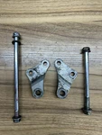 2016 Yamaha YZ250F Oem Front Lower Motor Mounts Engine Brackets W/ Bolts (b) Used. Price: $40.00.