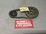 Chain & Sprocket # 504057300, 412105800, 504055900 Ski-doo 1991 500 Snowmobile Used. Price: $50.69.