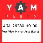4GA-26280-10-00 Yamaha Rear View Mirror Assy (left) 4GA262801000, New Genuine Oe. Price: $29.99.