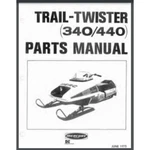 1976 Mercury 340 440 Trail Twister Snowmobile Parts Manual Book 36 Pages Brand. Price: $16.95.