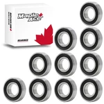 6206-2RS Ball Bearing 30X62X16MM Rubber Sealed (qty 10) New. Price: $39.95.