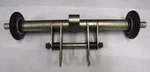 Oem 1999 Yamaha Mountain Max MM700 Upper Guide Wheels Shaft Axle O443-71 Used. Price: $50.00.