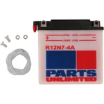 Parts Unlimited 12V Conventional Battery #12N7-4A (R12N7-4A) New. Price: $48.95.
