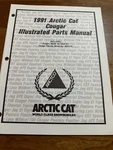 Arctic Cat Snowmobile Parts Manual 1991 Couger Oem # 2254-652 Used. Price: $10.00.
