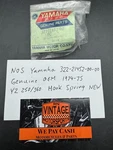 Nos Yamaha 322-21452-00-00 Genuine Oem 1974-75 Yz 250/360 Hook Spring New. Price: $29.99.
