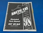 1998 Arctic Cat Ext Efi Oem Parts Manual Original Book Printed Snowmobile Used. Price: $12.99.