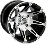 Moose 387X Atv/utv Wheel 12X8 4/110 4+4 Offset Rear Machined Black New. Price: $117.95.