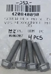Qty New Ski-doo Can-am Seadoo Brp 8X35 Hex Head Flange Screw Bolt Oe 420840090. Price: $16.98.