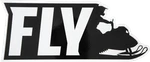 Fly Racing Snow 2021 Sticker 45" Rider Promotional New. Price: $17.90.
