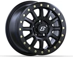 Sedona Sano Beadlock Wheel 5/4.5 6+1 (+50MM) 15"X6" Black New. Price: $323.06.
