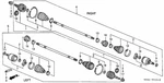 Genuine Honda Band Outboard Boot (gkn) 44317-S01-A21 New. Price: $15.23.