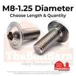 M8-1.25 A2-70 Stainless Steel Button Flange Socket Cap Screws (pick Length&qty) New. Price: $139.10.