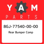 8GJ-77540-00-00 Yamaha Rear Bumper Comp 8GJ775400000, New Genuine Oem Part. Price: $988.04.