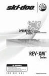 Ski-doo Owners Manual Book Rev-xm Series: 2017 Freeride 146" 800R E-tec New. Price: $19.50.
