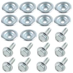 20 Piece Set Utv Skid Plate Washer And Bolt Kit Compatible With Polaris Rzr .. New. Price: $15.23.