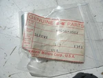 Kawasaki Astro Inviter Wisper Jet Sno Slip Ring Oem Pt # 916797 OM2 New. Price: $6.00.