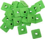 Fast-trac Extra Large Backer Plates Green Square Pack 702G-24 New. Price: $23.09.