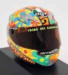 Minichamps 1/8 Valentino Rossi Valencia 2003 Agv Moto Gp Crash Helmet + Case Used. Price: $63.82.