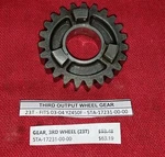 Yamaha 2004 (lot A) Transmission Output Wheel Gear Third 3RD Used. Price: $19.79.