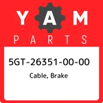 5GT-26351-00-00 Yamaha Cable, Brake 5GT263510000, New Genuine Oem Part. Price: $58.25.