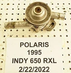 Polaris Snowmobile Indy Rxl 650 Water Pump 3084495 Used. Price: $57.85.
