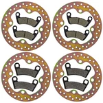 Niche Front Rear Brake Pad Rotor Kit For Polaris Rzr Xp 1000 Semi Metallic New. Price: $103.95.
