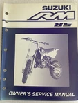 Suzuki 2001 RM-85 Service Manual 99011-02B77-03A Used. Price: $12.99.