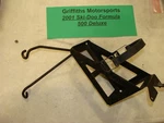 2001 Ski Doo Formula Deluxe 500 Zx Chassis Battery Mount Box Rubber Strap Tray Used. Price: $28.00.