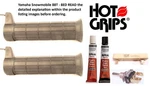 Snowmobile Hot Grips Model Yam 88T Black, Switch, Resistor, Epoxy New. Price: $125.96.