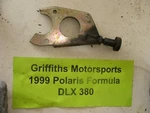 1999 Ski-doo Formula Dlx 380 Fan Deluxe Torque Stop Rubber Bump Pad Brace Mount Used. Price: $18.00.