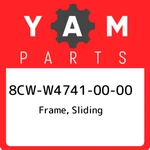 8CW-W4741-00-00 Yamaha Frame, Sliding 8CWW47410000, New Genuine Oem Part. Price: $600.36.