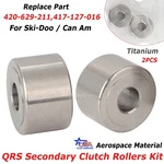 2PC Secondary Clutch Rollers Qrs Titanium For Ski-doo 600/800/850/900 2008-2025 New. Price: $35.99.