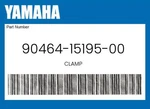 Yamaha Genuine Clamp 90464-15195-00 New. Price: $5.22.