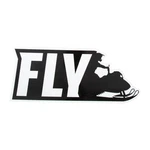 Fly Racing Black/white 15"" Snow Rider Sticker 37-9993 New. Price: $11.95.