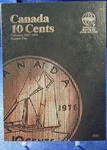 Whitman Canada 10 Cents VOL#2 1937-1989 Coin Folder, Album Book 3203 New. Price: $11.60.